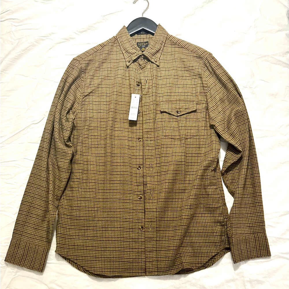 J.Crew men’s medium cashmere blend shirt.